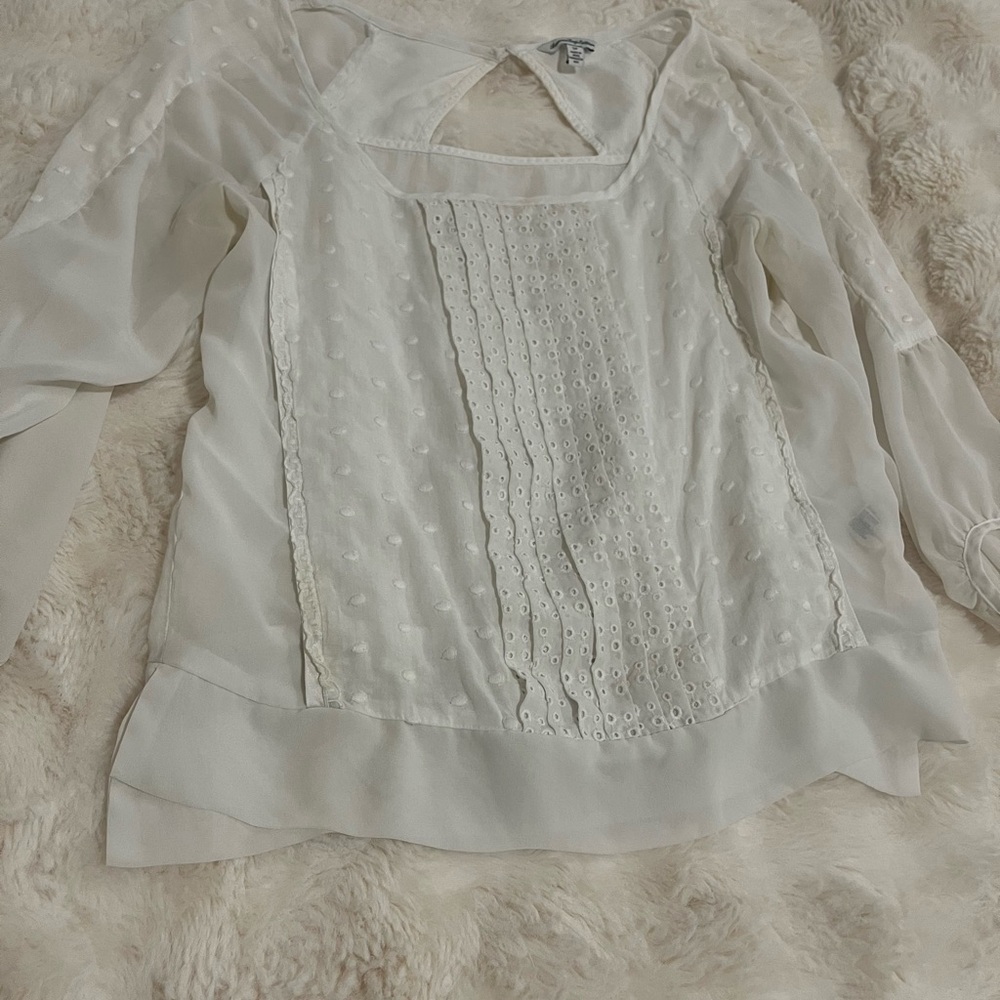 Elegant White Women's Top